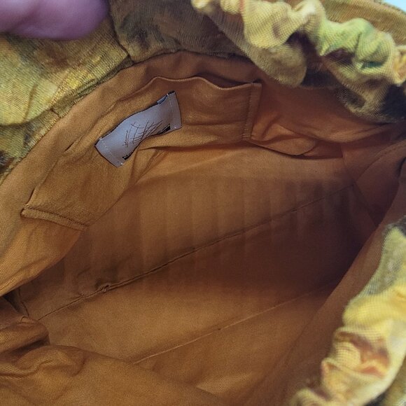 Christine Henson Now and Zen Hippie Boho Colorful Fabric Handbag Cinch Purse - Picture 9 of 10